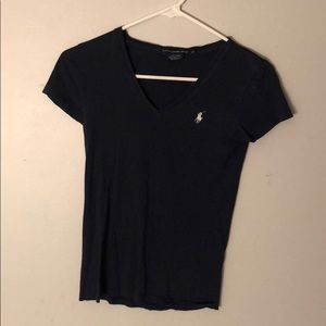 Navy blue shirt sleeve shirt